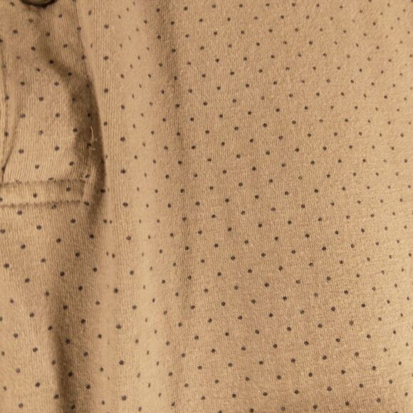 Banana Republic polo shirt mens XL XLarge gray polka dot premium short sleeve - Picture 3 of 8